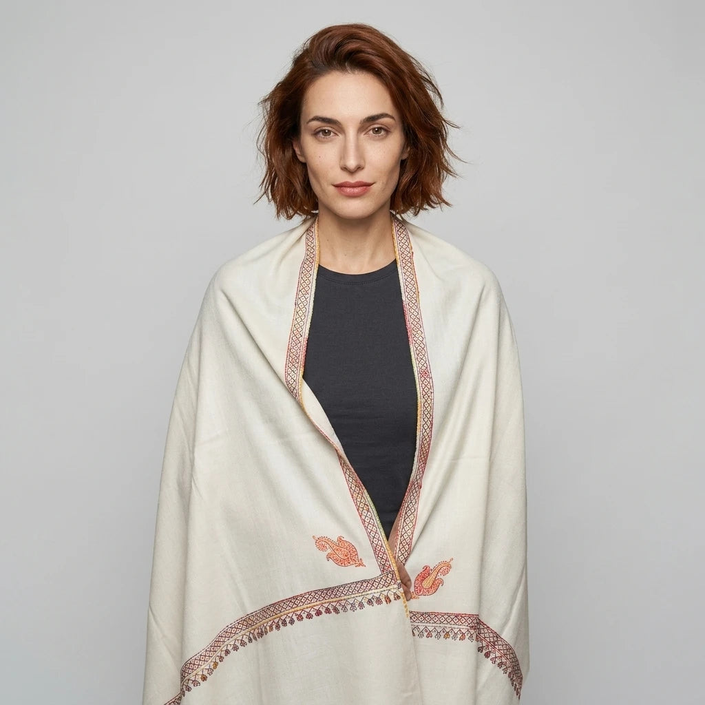 Shawl — On Model - Accessories Focus | Generated by Modelize
