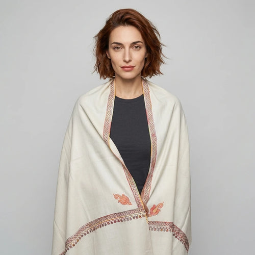 Shawl — On Model - Accessories Focus | Generated by Modelize