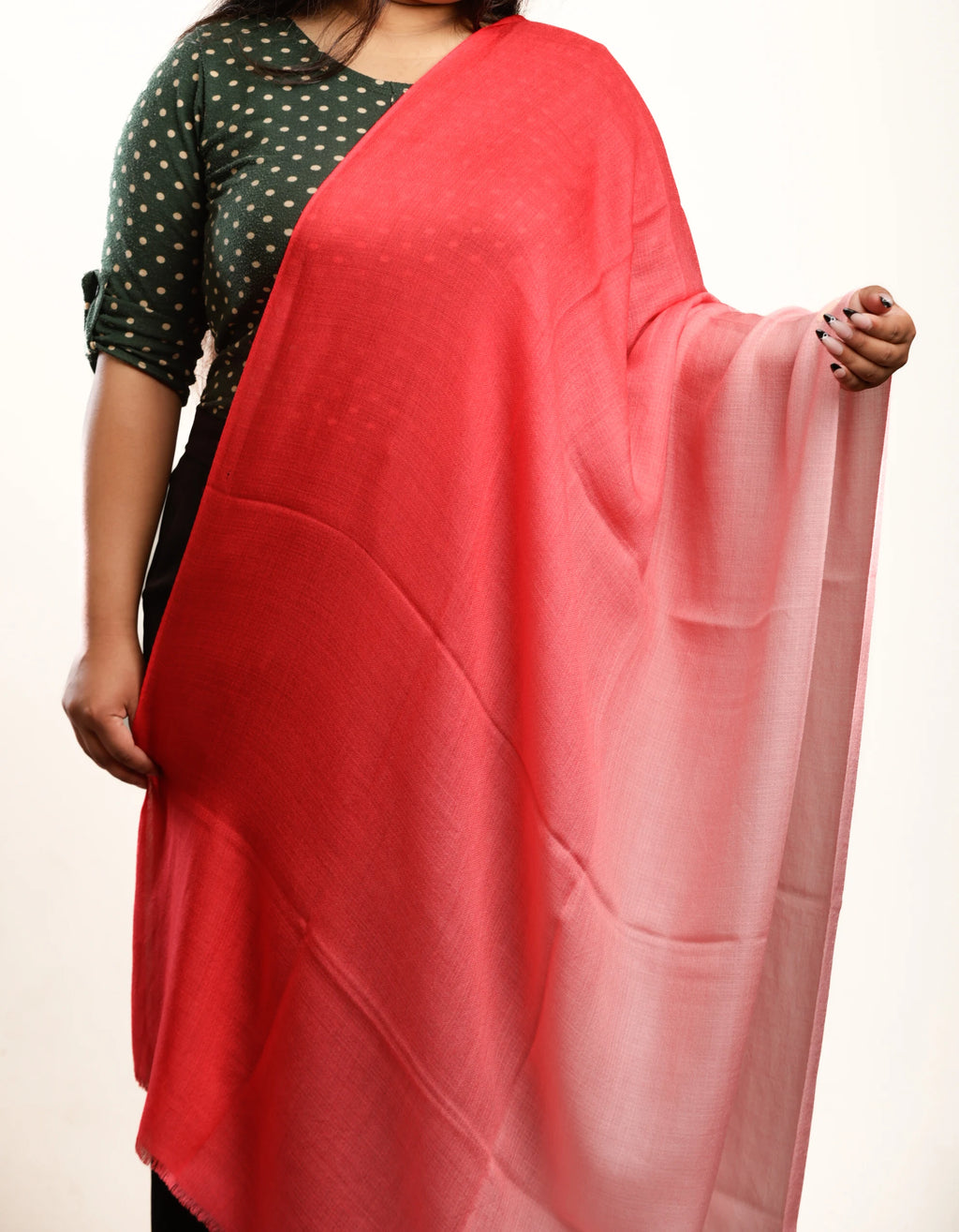 Artisan Merino Shawl – The Crimson Frost Weave